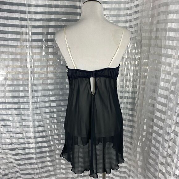 Apt 9 Intimates Black Lace Trimmed Night Slip - Picture 5 of 8